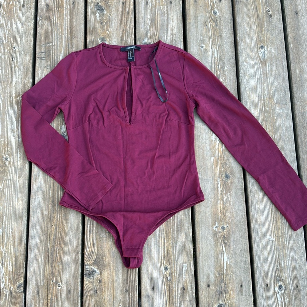 Forever 21 long sleeve bodysuit